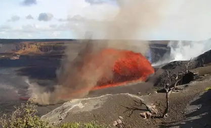 夏威夷基拉韦厄火山再次喷发