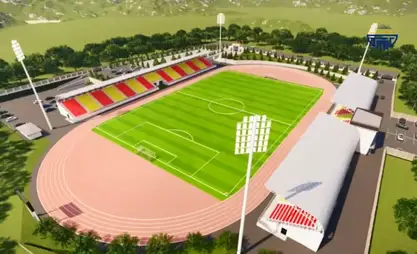 吉尔吉斯斯坦纳伦州正在建造一座拥有4500个座位的新体育场
