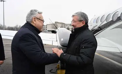 卡西马利耶夫抵达阿拉木图进行工作访问 出席欧亚政府间理事会会议