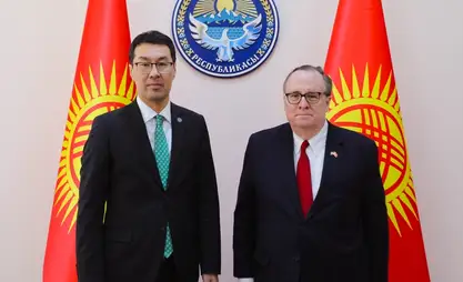 外交部副部长与美国驻吉尔吉斯斯坦大使莱斯利·维盖里会见