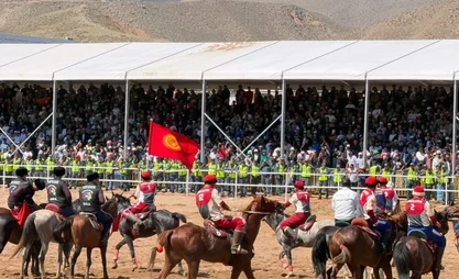 第六届世界游牧民族运动会：历史性时刻——吉尔吉斯斯坦夺得科克帕尔（刁羊）冠军