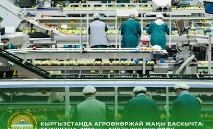 吉尔吉斯斯坦2025年新投产63家农工企业