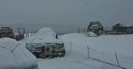 视频:阿特巴什区阿克赛谷地下雪了
