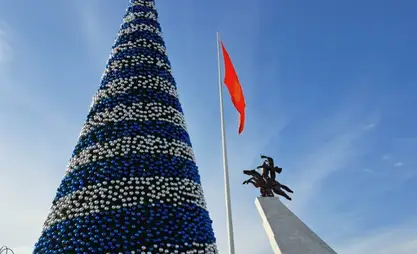 欢迎参加比什凯克城市主新年枞树点亮仪式