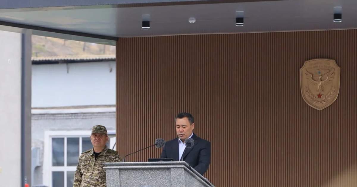 萨德尔·扎帕罗夫为奥什州边防管理机构翻新综合设施揭幕