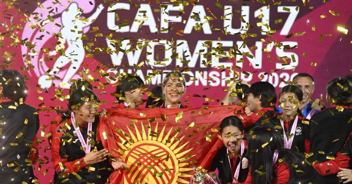 历史性胜利！吉尔吉斯斯坦 U-17 女足首次夺得中亚足协锦标赛冠军
