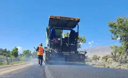 伊塞克湖疗养院进院道路准备开通