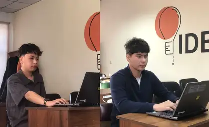 比什凯克第98中学学生在国际金融科技黑客松中夺冠