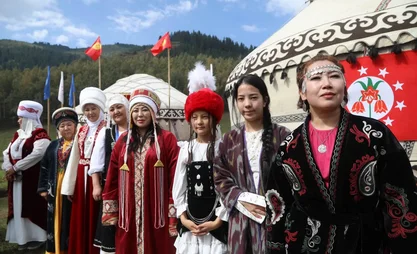 世界游牧民族运动会：巴特肯州“巴特肯宫”向宾客展示地区文化